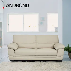 Набор диванов для дома и офиса, роскошный кожаный комплект с трехместной рамой из массива дерева, диван для гостиной
