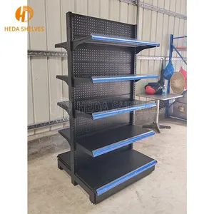 Modern Retail Shop Gondola Shelving System Grocery Store Used Display Units Shelving For Sale