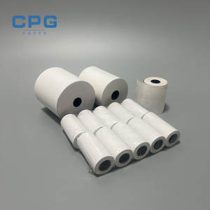 Papel para Cajas Registradoras de Alta Calidad, Libre de BPA, Papel Termosensible para ATM/POS, Rollos de Papel Térmico para Impresoras de Recibos de 57X40 80X80 - Product Image 1