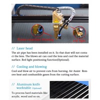 Máquinas de Corte Láser de CO2 de 4060 40w 50w 60w 80w 100w, Máquina de Grabado Láser de Alta Velocidad en China