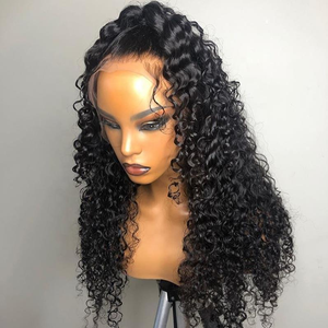Peluca rizada italiana de <span class=keywords><strong>España</strong></span>, cabello humano virgen brasileño sin procesar, Hd, transparente, con encaje Frontal, Onda de piña, nueva moda - Product Image 2