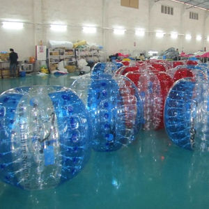 Promosyon 0.8MM PVC/TPU şişme tampon kabarcık futbol topu futbol spor oyunları/şişme vücut tamponu topu - Product Image 4