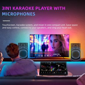 KD9MAX 1TB 4-in-1 Machine With 15.6 Inch Touch Screen Wireless Mics WiFi Support <b>External</b> <b>Speakers</b> ODM OEM KD9MAX 15.6 Inch HD C - Product Image 4