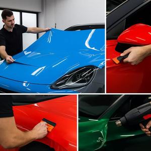 Enveloppe intégrale de carrosserie en vinyle à changement de couleur de qualité supérieure pour voitures Installation facile avec finition métallique mate brillante pour décorations - Product Image 4