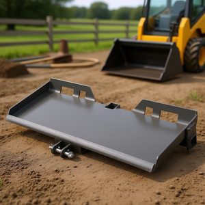 Adaptateur de plaque pour attache de mini-chargeuse, 3/8 pouce, acier au carbone, pièce de machinerie agricole - Product Image 2