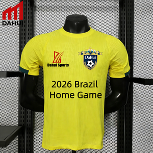 Camiseta <span class=keywords><strong>de</strong></span> Fútbol <span class=keywords><strong>de</strong></span> la Selección Nacional <span class=keywords><strong>de</strong></span> Brasil para la Copa Mundial <span class=keywords><strong>de</strong></span> Fútbol 2026, Versión <span class=keywords><strong>de</strong></span> Jugador <span class=keywords><strong>de</strong></span> Alta Calidad, Uniforme <span class=keywords><strong>de</strong></span> Fútbol, Servicio OEM, Envío Rápido - Product Image 1