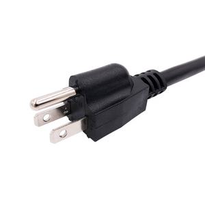 Prise d'alimentation d'ordinateur de type américain 110v <span class=keywords><strong>Nema</strong></span> 5-15 Usa 3 Pin Male Electrical Plug to Female Iec C13 - Product Image 3