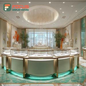 Muebles Modernos de Alta Gama para Joyería, Acabado Laminado, Mueble de Exhibición para Boutique - Product Image 1