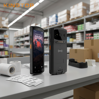 Computadora de Mano PDA de Alto Rendimiento, Lector de Códigos de Barras 1D/2D con Cámara de 13MP, MTK 6877, Android 12, Dispositivo Industrial Portátil