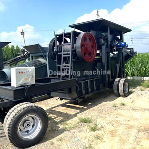 New <span class=keywords><strong>Heavy</strong></span>-Duty di động máy nghiền đá thực vật hàm Máy Nghiền thép xây dựng tổng hợp sản xuất bê tông thép mang động cơ - Product Image 2