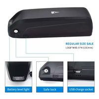 Batterie de vélo électrique Hailong, prix usine, haute capacité, 36V 48V, moteur 1000W, longue autonomie, lithium 18650, 30A, USB, E-bike