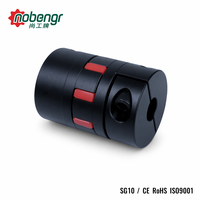 Accouplement à mâchoires en élastomère d'aluminium, pince araignée en TPU rouge, amortissement des vibrations sans jeu pour moteur pas à pas, servomoteur, CNC