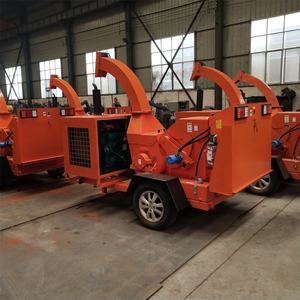 Tracked Tree Branch Wood Chipper Shredder Flywheel Chipper Wood Crusher for <b>Forestry</b> <b>Machinery</b> - Product Image 5