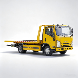 รถยกพ่วงแบบพื้นเรียบ ISUZU 5 ตัน สำหรับกู้ภัยบนท้องถนน - Product Image 1