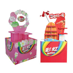 Tong Display kardus berdiri lantai dapat ditumpuk untuk toko ritel dirancang untuk meningkatkan penjualan dan mengatur barang promosi - Product Image 3