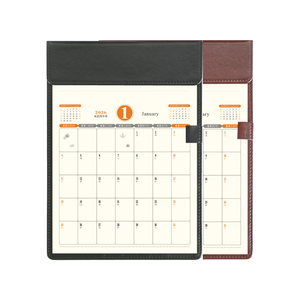 HUATONG J0905 2026 PU Desk Wall <strong>Calendar</strong> <strong>Custom</strong> Cover + Pages Full UV Print OEM Quality Paper Table <strong>Display</strong> - Product Image 1