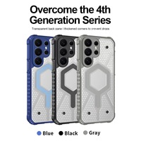 Coque de téléphone magnétique antichute compatible transfrontalier pour S26 Ultra, étui de protection pour modèles A26/A36/A56