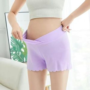 Vente en gros usine/OEM Leggings <span class=keywords><strong>de</strong></span> maternité <span class=keywords><strong>de</strong></span> sécurité anti-usure, fins d'été, grande taille, en soie glacée - Product Image 2