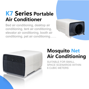 Portable Conditioner 110V Cooling Only <b>Remote</b> Control US <b>Plug</b> Energy Efficient Class A+++ for Home Outdoor Mobile Empty - Product Image 6