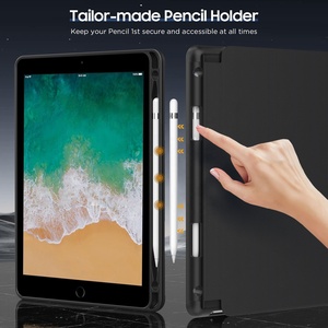 MoKo Slim Hollow Logo Tri fold Smart Cover Case pour <span class=keywords><strong>iPad</strong></span> 9.7 pouces 5e 6e <span class=keywords><strong>génération</strong></span> 2018 2017 <span class=keywords><strong>iPad</strong></span> <span class=keywords><strong>Pro</strong></span> 9.7 Air <span class=keywords><strong>2</strong></span> Air - Product Image 5