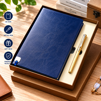Carnet de notes à couverture rigide en gros, agenda A5 personnalisable avec logo, journal en cuir rechargeable, ensemble en PU