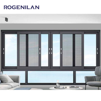 Oferta Especial 2025: Ventanas Corredizas de Aluminio de Doble Acristalamiento con Vidrio de Baja Emisividad (Low-E) y Mosquitera