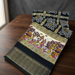 ชุดงานแต่งงานของผู้หญิงชุดแฟนซีสุดพิเศษสำหรับผู้หญิงชุดพิมพ์ลาย dola Silk bandhani จากนักออกแบบชาวอินเดีย - Product Image 2