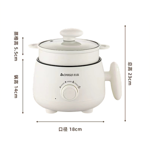 <span class=keywords><strong>Olla</strong></span> Eléctrica de Alta Calidad Great Bear de 600W, Cocción Rápida, 1.8L, Antiadherente, Mini <span class=keywords><strong>Olla</strong></span> Eléctrica - Product Image 6