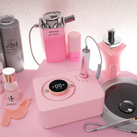 Lime à ongles électrique professionnelle 35000 tr/min, moteur à balais en plastique, portable, USB, affichage de la vitesse, conçue pour les salons à domicile