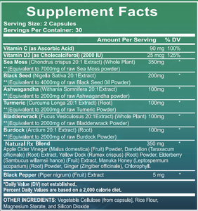 Комбинация «Все в одном» травяных капсул шиладжит ашваганда куркума гинкго родиола розовая панакс женьшень 1 единица 2 бутылки - Product Image 3