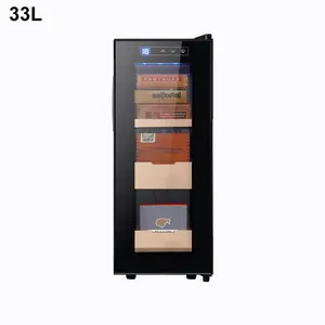 Humidor eléctrico de cigarros Vanace 23L 32L 46L Gabinete de humidor de cigarros de madera de cedro español de alta calidad para uso en hoteles