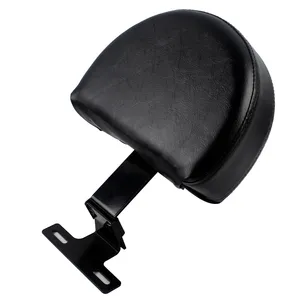 Motorcycle Plug In Driver Backrest Pad EZ ON/OFF Backrest For Harley Softail 1993-2006 Models Seat Cushion Backrest