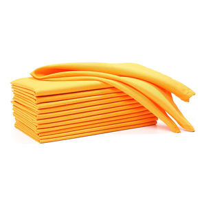 Serviettes en tissu blanc en lin en gros Serviettes durables de style classique faites à la main pour les paramètres de table Conceptions d'événements - Product Image 1