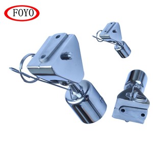 Foyo Quincaillerie <span class=keywords><strong>marine</strong></span> hautement polie en acier inoxydable 316, charnière de pont de 1 pouce, style boule, capuchon supérieur pour bateaux et yachts - Product Image 3