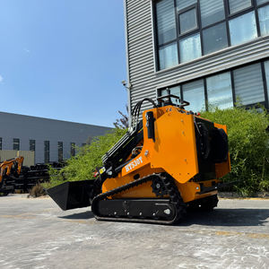 HIGHTOP Euro 5 Epa対応 クボタディーゼル 14kW 19馬力 スキッドステア ミニトラックローダー 450kg 森林用マルチャー・芝刈り機付き - Product Image 3