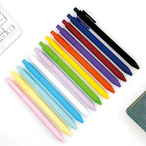 X615 Custom Logo Multicolor <b>Macaron</b> Retractable Ballpoint Pen 0.5mm Writing Width Plastic Gel Ink for Gift Promotion - Product Image 1