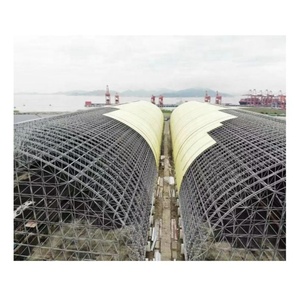 Сборный каркас, изогнутая Арочная Крыша, стальная Строительная бочка, хранилище для хранения угля, электростанция, Угольный Сарай, дизайн - Product Image 1