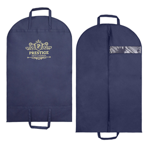 Logotipo de impresión personalizado <span class=keywords><strong>verde</strong></span> grande hombres <span class=keywords><strong>traje</strong></span> almacenamiento ropa organizador bolsas cubierta para ropa - Product Image 3