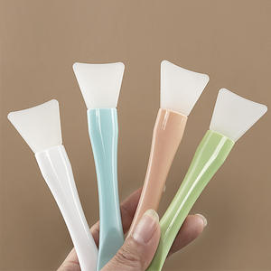 Nouveau maquillage du visage beauté Spa outils visage crème argile applicateur masque brosse doux Double tête disponible cosmétique Silicone masque brosse - Product Image 2