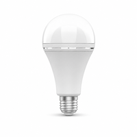 Ampoule LED d'urgence à batterie rechargeable 8,8W 12W 20W CRI 90 E26 E27 B22 Lampe torche pour panne de courant à domicile