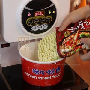 Odm a personnalisé le bol de papier d'induction biodégradable enduit chauffant d'impression pour le conteneur d'induction de Ramen - Product Image 2