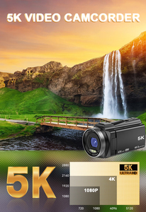Máy quay video độ phân giải cao 5K, zoom quang học 3X, cảm biến CMOS, chống rung 6 trục, điều khiển từ xa, màn hình cảm ứng, góc quay rộng - Product Image 4