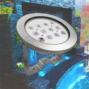 2024 Hot sale quality RGBW underwater led stainless steel 316L 36w pool table fountain light led