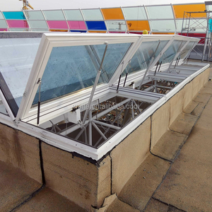 Apertura automatica illuminazione diurna superiore <span class=keywords><strong>in</strong></span> alluminio appeso <span class=keywords><strong>in</strong></span> <span class=keywords><strong>vetro</strong></span> lucernario Design ventilazione finestra del tetto lucernario con parasole - Product Image 3