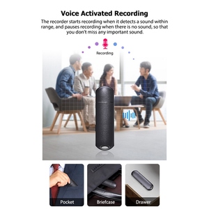 8GB Mini Giọng Nói Kích Hoạt Ghi Âm USB 2.0 Ổ Đĩa Flash 96 Giờ Ghi Âm Tập Tin Mã Hóa Một Cảm Ứng Bằng Giọng Nói Thanh Âm Thanh Ghi Âm - Product Image 5