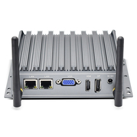 Ordinateur embarqué sans ventilateur Win11, mini PC barebone, processeur Core I5 4200U, utilisation industrielle, RAM DDR3, stockage SSD, prise en charge VPro TPM2.0