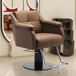Sillón de Barbería Reclinable Portátil Moderno en Diseño Vintage, Cuero PU con Hierro para Salones, Gimnasios, Barberías al Aire Libre - Venta al por Mayor - Product Image 3