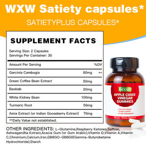 ฉลากส่วนตัวได้รับการออกแบบมาอย่างดีแคปซูลบางเฉียบควบคุมน้ำหนักส่วนผสมจากธรรมชาติวิตามินลดน้ำหนักระงับความอยากอาหาร - Product Image 3