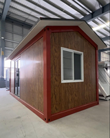 Casa Contenedor Prefabricada de Acero de Lujo, Desmontable, Moderna, Impermeable, con Techo a Dos Aguas, para Dormitorio, Villa, Apartamento, Oficina, Edificio