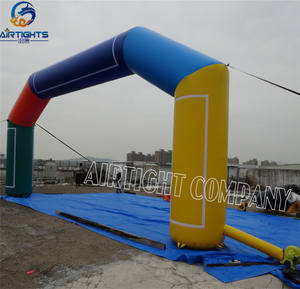 Arc de <span class=keywords><strong>portique</strong></span> gonflable extérieur multicolore à impression de logo personnalisé pour la publicité commerciale - Product Image 5